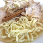 うえんで 山鹿店 - 会津山塩と帆立のチャーシュー麺（並；中太ちぢれ麺）