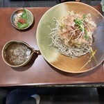 つる亀庵 - かき揚げ蕎麦