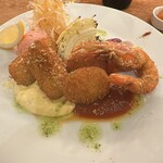 洋定食 優和 - MIXフライ