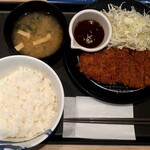 239065160 - 味噌ロースカツ定食(500円也) アプリクーポン利用でこの価格‥