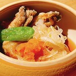 Tetsuchi Soba Daian - 牡蠣と揚げだし豆腐
