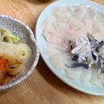 常盤木 - ふぐ刺し（3800円）