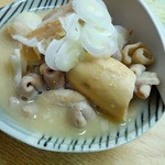 常盤木 - もつ煮込み（400円）