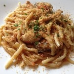 ラ バルカ - 2014/1/26　ストロッツァ　プレティ　広島産牡蠣と自家製ショートパスタ　旨し！