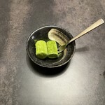 えん家 - デザート　抹茶のアイス