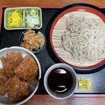 蕎家 - 料理写真:ソースカツ丼そばセット