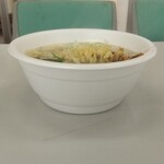 武蔵屋食堂 - 素ラーメンモサエビ天＆天然ワカメのせ