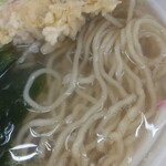 武蔵屋食堂 - 麺の感じ