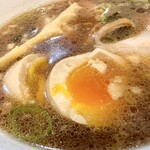 Kawa No Saki No Ue - つけ麺（正油）225g ＋味玉