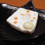 三笠会館 聖せき亭 - 茜Ｂコース14,800円〜岩手黒毛和牛とオマール海老の鉄板焼きコース〜から前菜小鉢の三点盛り