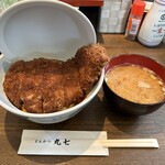 とんかつ 丸七 大井松田店 - 焼きカツ丼特上ハーフ