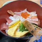 若松食堂 - ⭐︎24年3月15日特上海鮮丼、米少なめながら、海鮮が美味い❤️