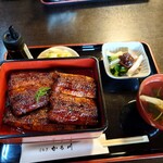 かも川 - 長焼き定食（3切れ／一匹分）