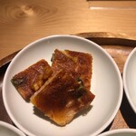 参鶏湯 人ル - 豆の焼き物はチヂミっぽい