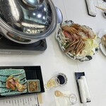 千年亭 - カニ鍋