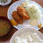 シェット - 「あじフライ定食」　８００円