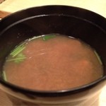 銀座 鮨 かねさか - 合わせ味噌蜆