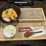 239093836 - 【2024.3.17(日)】蕎麦屋の厚みかつ丼ともりそば（並盛・200g）セット1,099円→999円