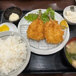 高砂食堂 - アジフライ定食