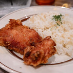 Rojiura Curry SAMURAI． - 侍ザンギとチキン1/2と野菜(ライスS)＠税込1,640円