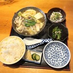星火 - 1️⃣塩モツ鍋御膳　1680円