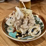Sakaba Aomon - 新筍の超粗挽焼売