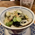 Sakaba Aomon - 蛤と生のりの茶碗蒸し