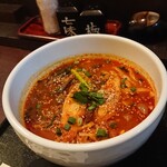 Uraichi - ユッケジャンうどんとミニ牛たんカレーセット 990円