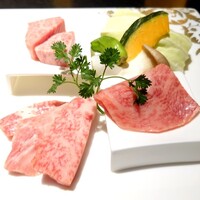 仙台牛焼肉 花牛 - 仙台牛のアップ