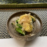 鮨おかだ - ベビーコーン、オクラ、菜の花