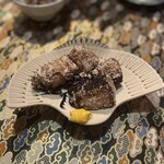 京都肉×青果サワー 京 - 豚角煮の唐揚げ