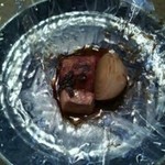 レストランよねむら - 海老芋とフォラグラと小玉ねぎの包み焼き