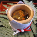 馳走なかむら - 茶ぶりなまこ、鱧の卵の酢の物