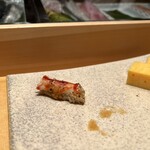 SUSHIDOKORO JUN - 活車海老のあたまの炙り