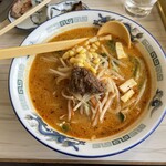 焼肉レストラン松姫 - 味噌ラーメン(一辛)