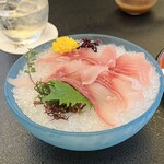 満寿家 - 鯉のあらい　800円