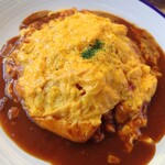 キッチン すずたとうげ - オムライス@1,150