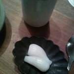 レストランよねむら - らっきょうと冷たい京番茶