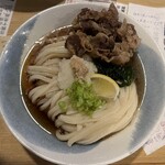 Udon Shokunin Sanuki Men Nosuke - 肉ぶっかけ（冷、大盛り）