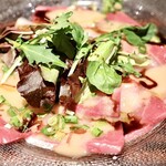 アジト 金山 - 旬魚のカルパッチョ