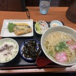 讃岐うどん 明月 - サバの味噌煮定食【2024.3】