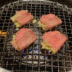 西中州焼肉 きらく - 丁寧に焼いてくださいます