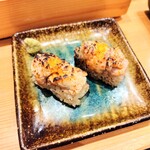 Sushi Sake Sakana Sugitama - 海のフォアグラ雲丹バター炙り