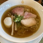 らぁ麺や 汐そば雫 - 汐そば味玉