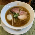 らぁ麺や 汐そば雫 - 汐そば味玉