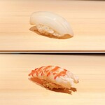 鮨 しょう太 - スミイカ＆車えび 