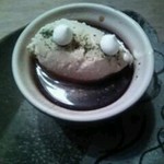 レストランよねむら - ほうじ茶のプリン