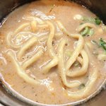 参◯伍 - つけめん参○伍 500円 のつけ汁の中のつけ麺