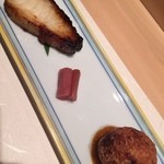 艪 - 鰆の西京焼き・ズワイガニのコロッケ