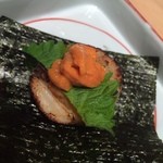 艪 - ホタテの磯部焼き　ウニ添え